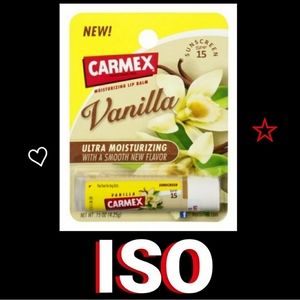 ISO carmex vanilla chapstick